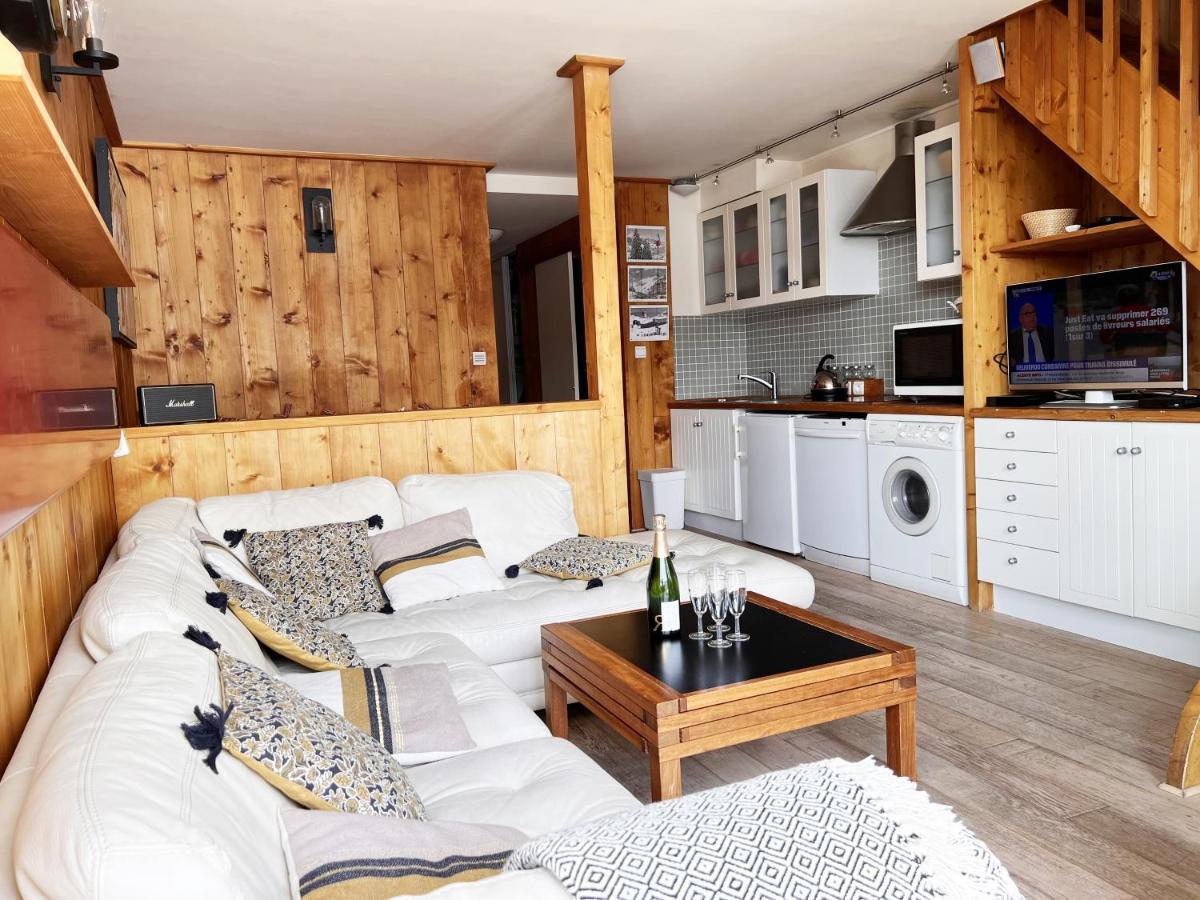 Dernier Etage Avec Vue Sur Les Montagnes Emplacement Exceptionnel Au Coeur De Val Thorens Ski Aux Pieds Prestations Incluses エクステリア 写真