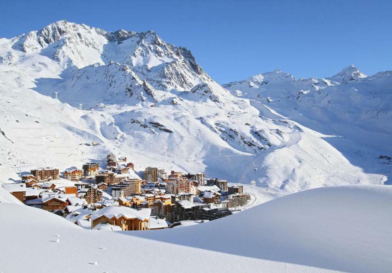 Dernier Etage Avec Vue Sur Les Montagnes Emplacement Exceptionnel Au Coeur De Val Thorens Ski Aux Pieds Prestations Incluses エクステリア 写真