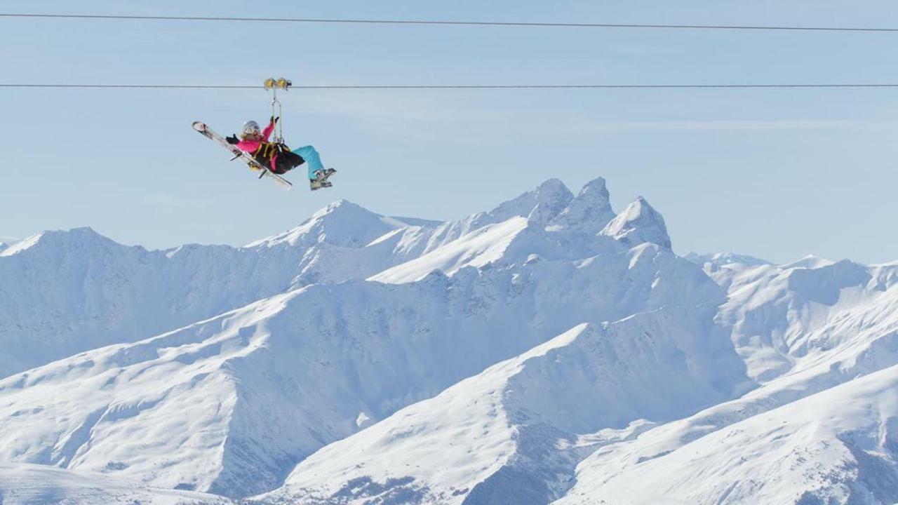 Dernier Etage Avec Vue Sur Les Montagnes Emplacement Exceptionnel Au Coeur De Val Thorens Ski Aux Pieds Prestations Incluses エクステリア 写真