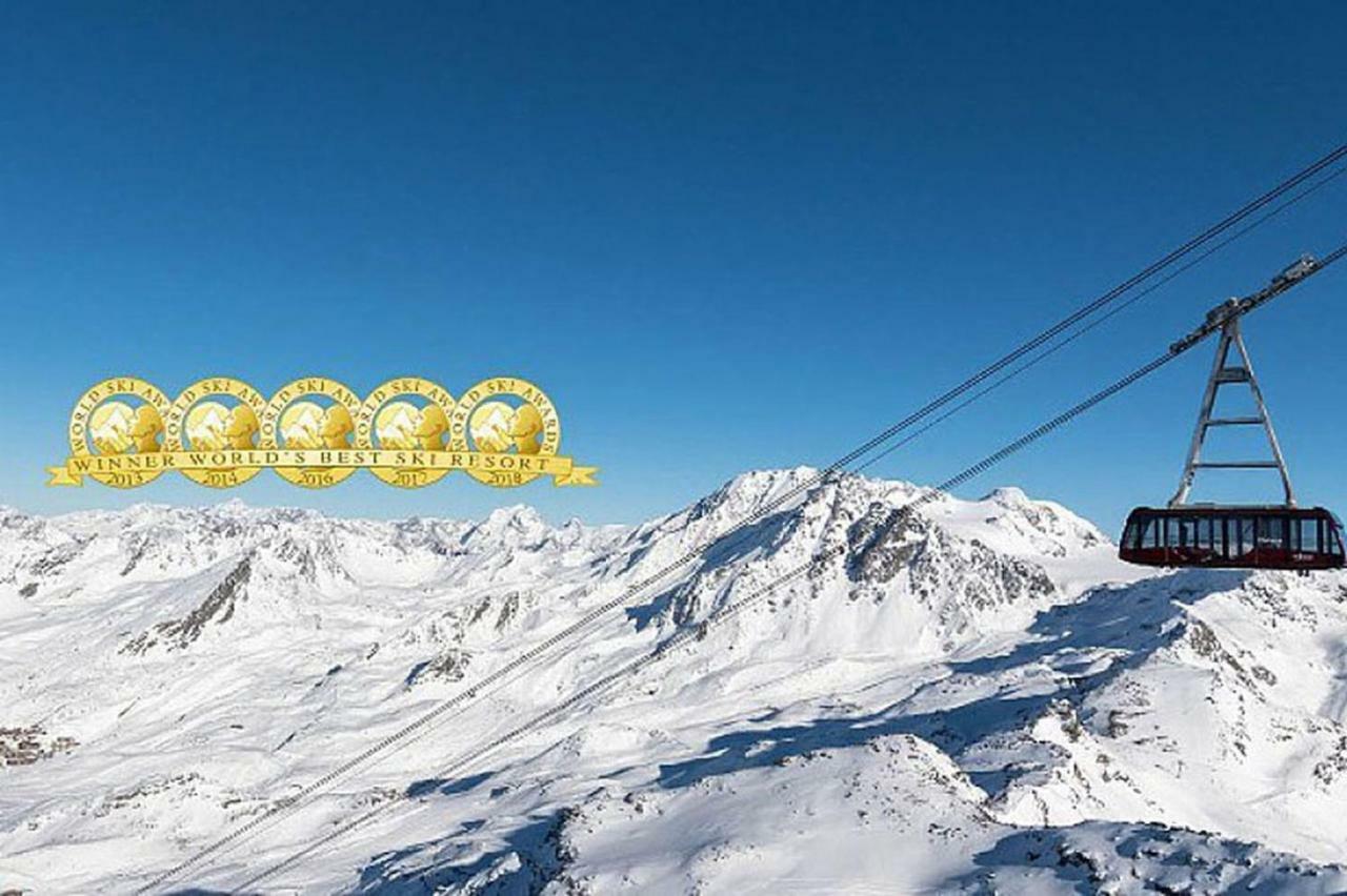 Dernier Etage Avec Vue Sur Les Montagnes Emplacement Exceptionnel Au Coeur De Val Thorens Ski Aux Pieds Prestations Incluses エクステリア 写真